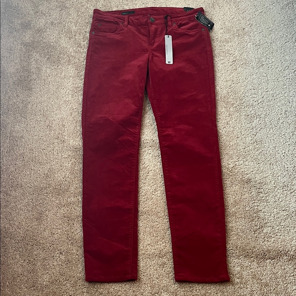 NWT Kut from the Kloth Diana Skinny Fine Cord Pants